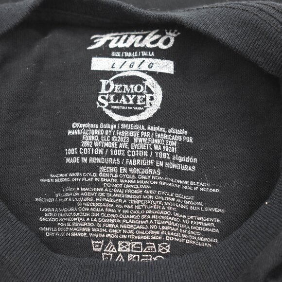 Funko Demon Slayer T-Shirt Size Large Gently Used Condition no holes or stains - Picture 4 of 4